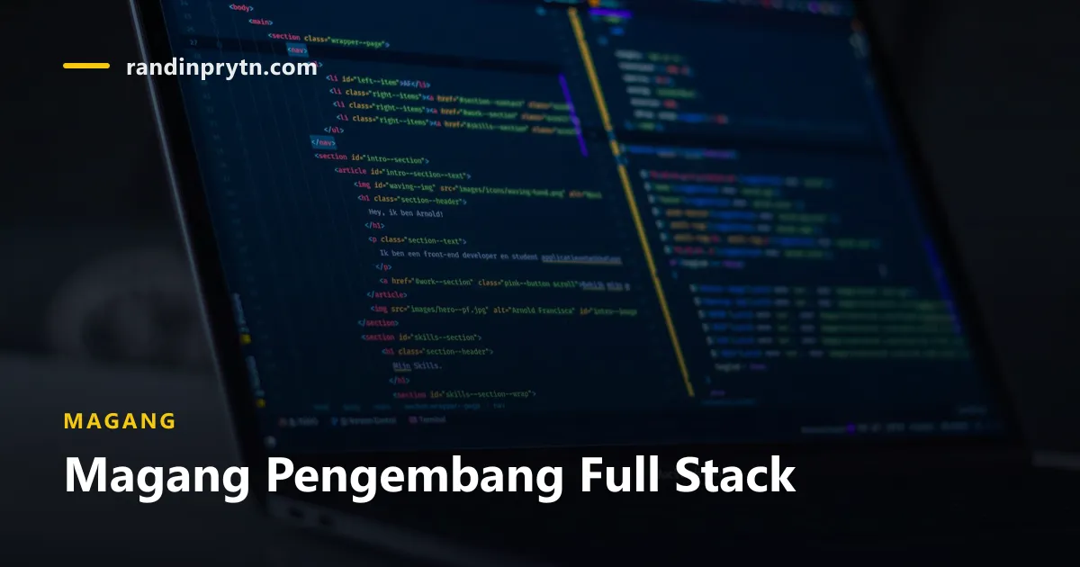 Magang Pengembang Full Stack — CV. IDS